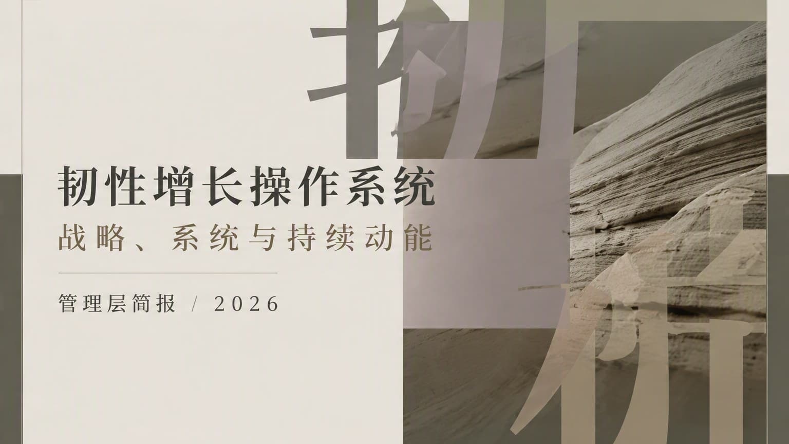 大地 · 网格 × 巨幅字体 × 画册 模板封面