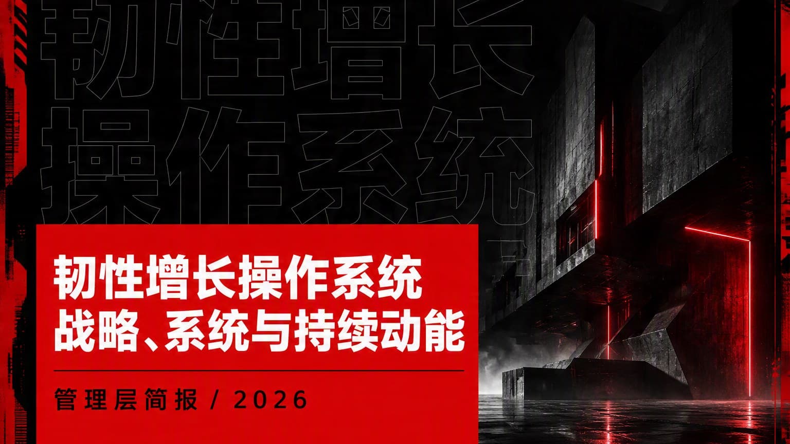 朋克 · 赛博霓虹 × 粗野主义 模板封面